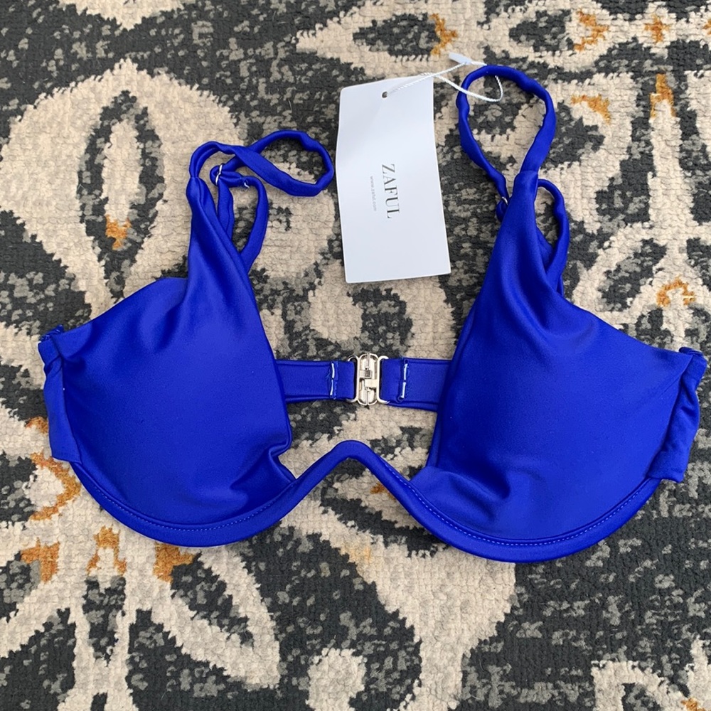 Blue Zaful Bikini Top ONLY